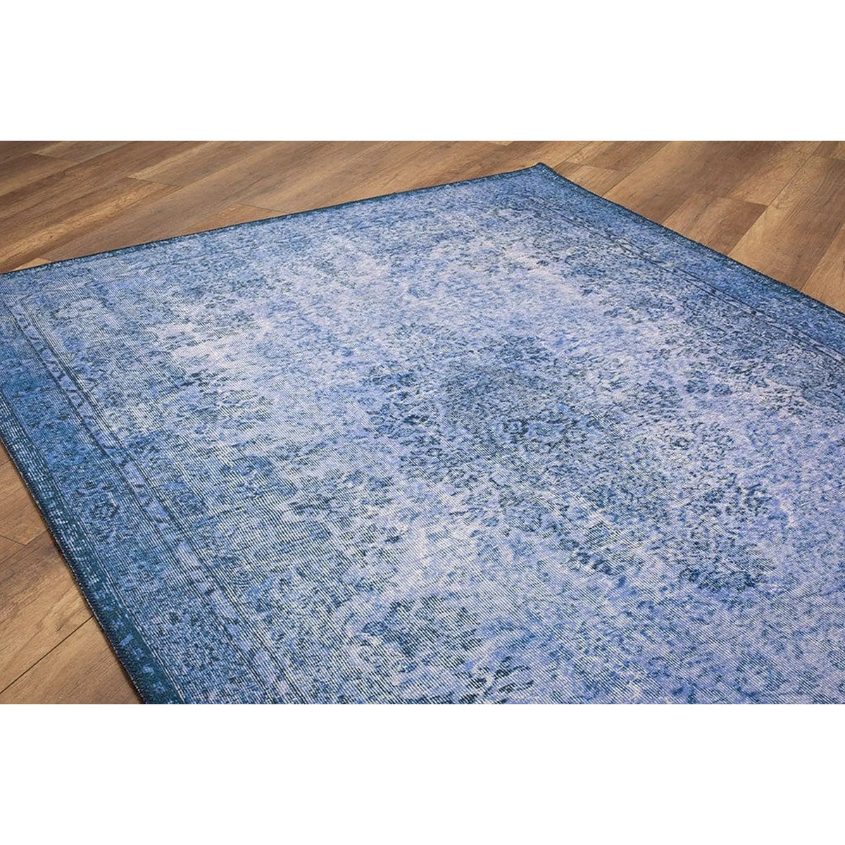 Covor DORIAN CHENILLE, 75x150 cm, forma dreptunghiulara, poliester, albastru inchis, AL 157