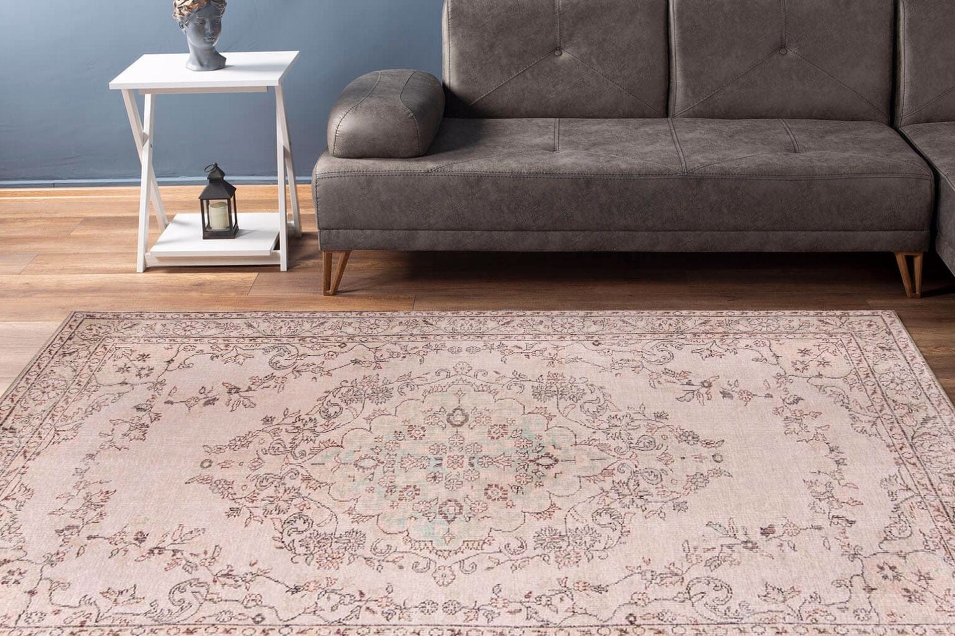 Covor DORIAN CHENILLE, 75x150 cm, forma dreptunghiulara, poliester, bej, AL 20