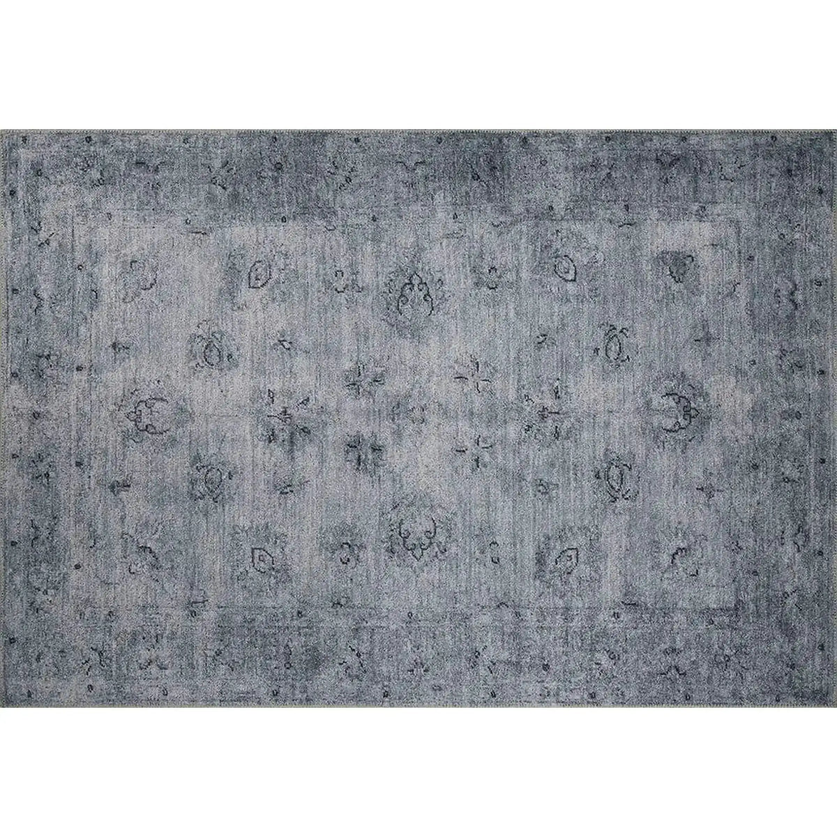 Covor DORIAN CHENILLE, 75x150 cm, forma dreptunghiulara, poliester, gri, AL 166