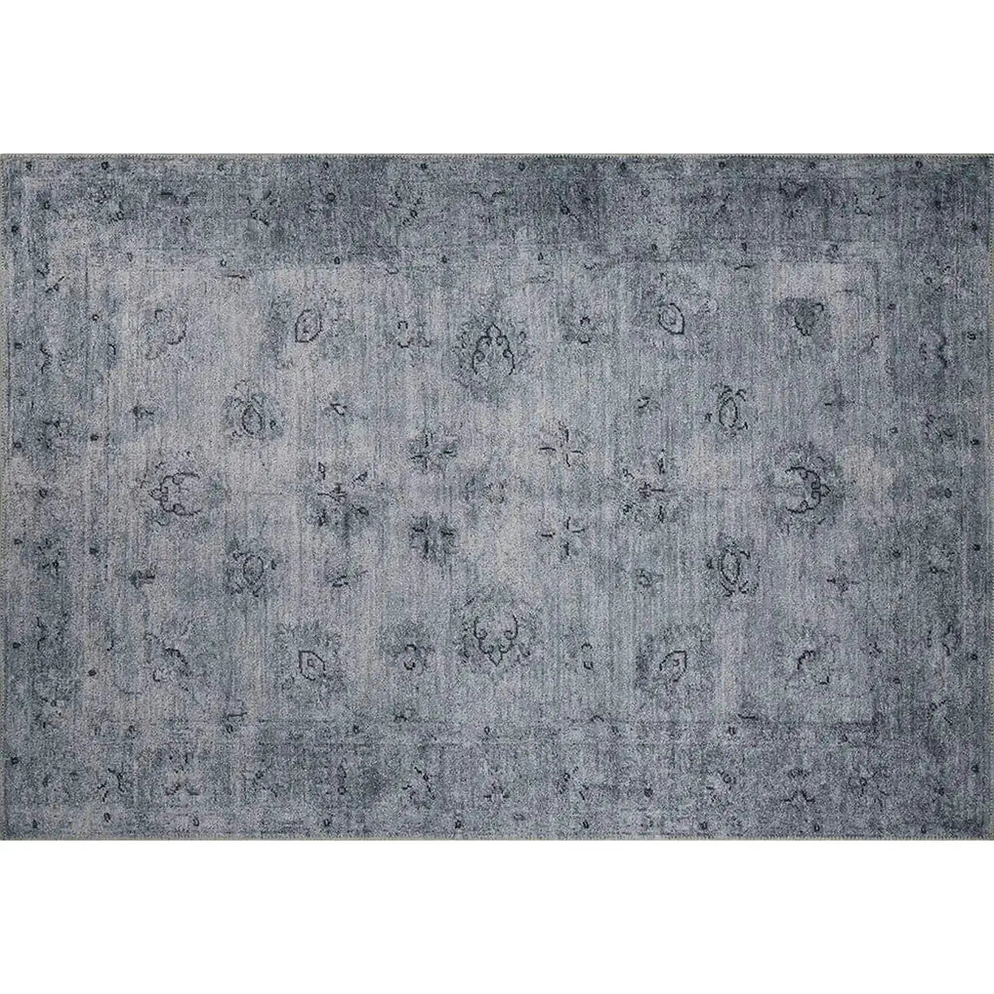 Covor DORIAN CHENILLE, 75x150 cm, forma dreptunghiulara, poliester, gri, AL 166