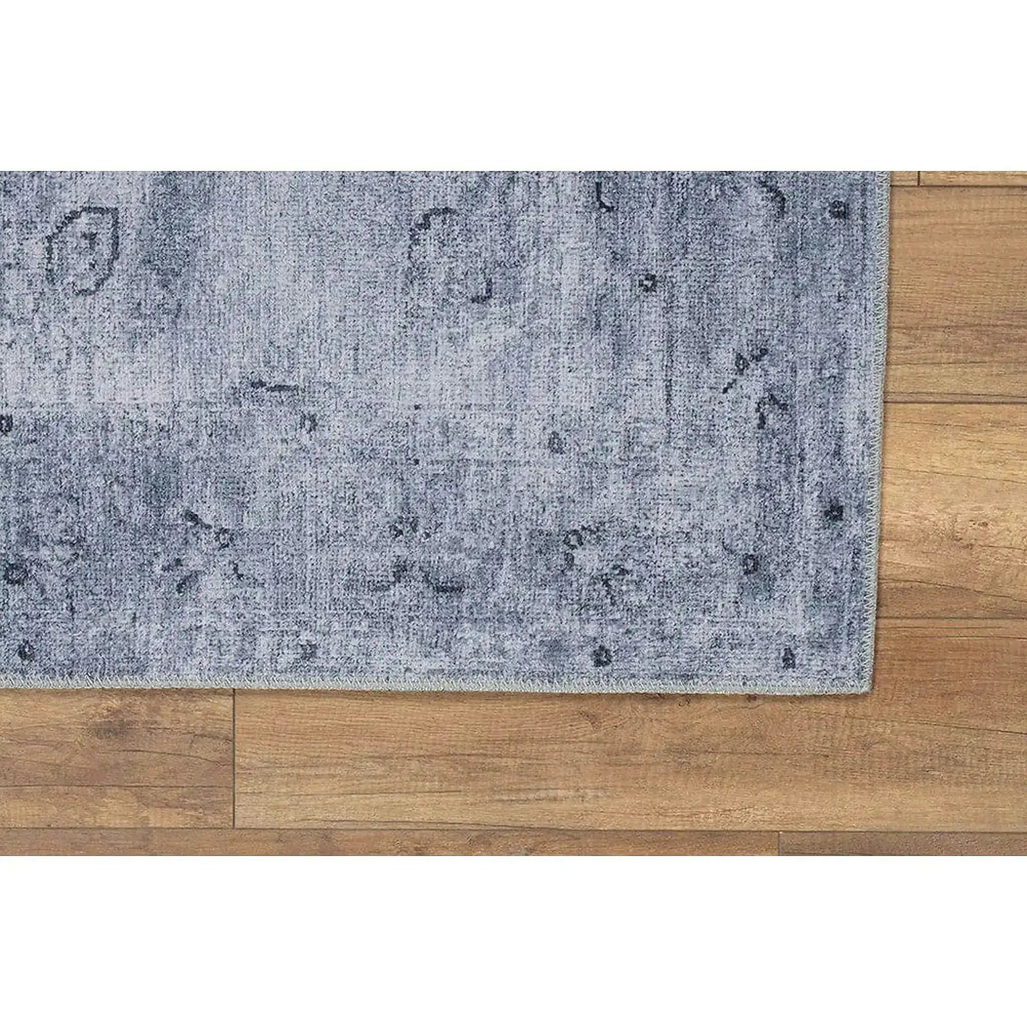 Covor DORIAN CHENILLE, 75x150 cm, forma dreptunghiulara, poliester, gri, AL 166