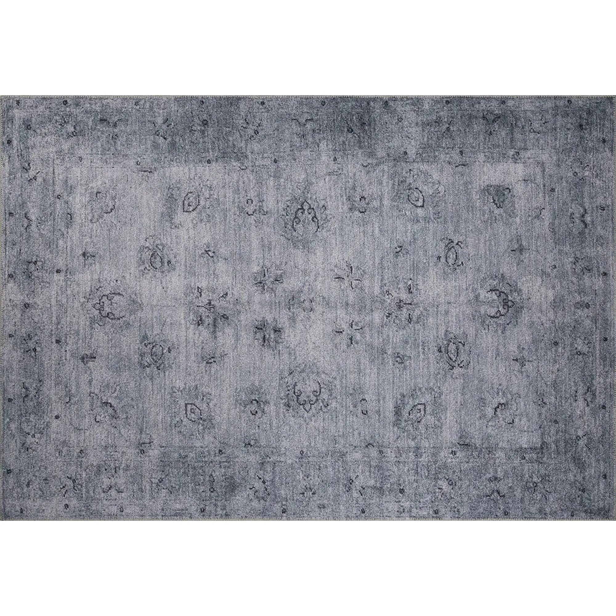 Covor DORIAN CHENILLE, 75x150 cm, forma dreptunghiulara, poliester, gri, AL 166