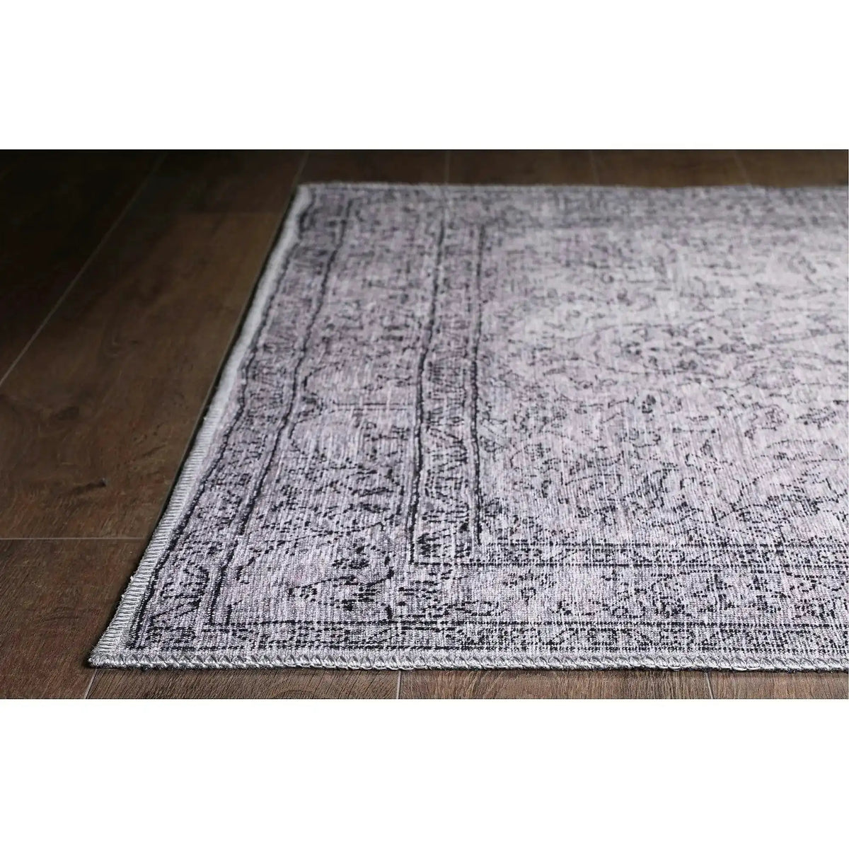 Covor DORIAN CHENILLE, 75x150 cm, forma dreptunghiulara, poliester, gri, AL 97