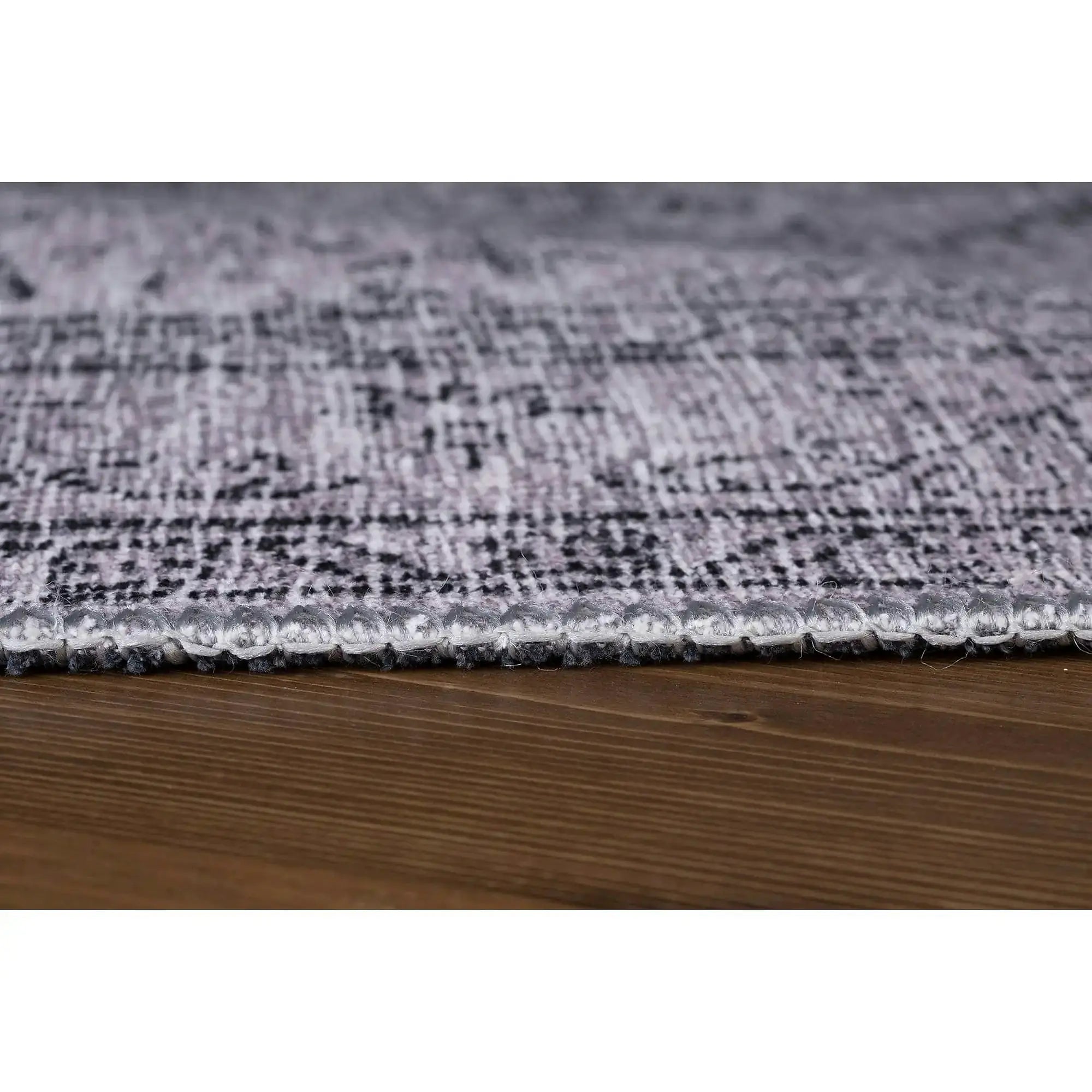 Covor DORIAN CHENILLE, 75x150 cm, forma dreptunghiulara, poliester, gri, AL 97