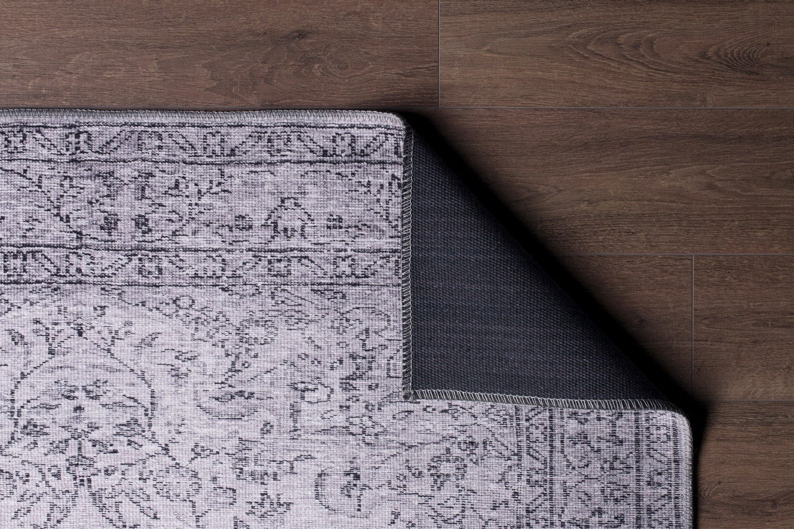 Covor DORIAN CHENILLE, 75x150 cm, forma dreptunghiulara, poliester, gri, AL 97