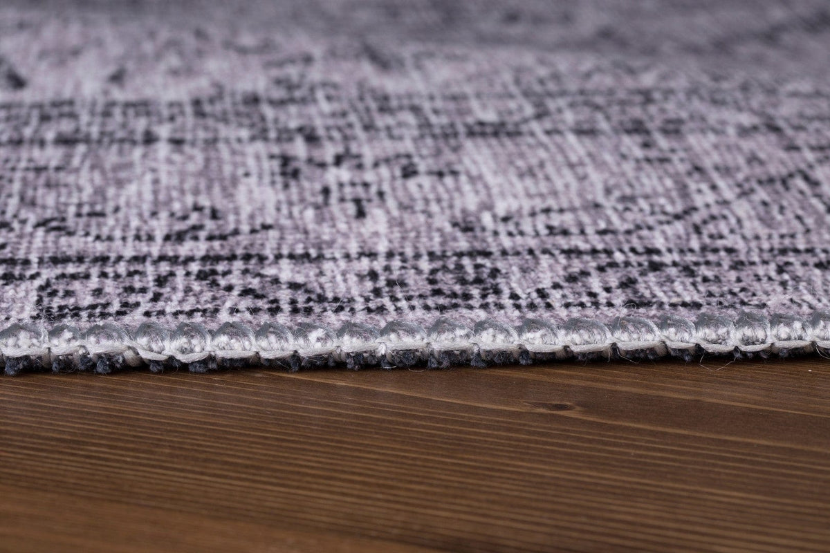 Covor DORIAN CHENILLE, 75x150 cm, forma dreptunghiulara, poliester, gri, AL 97
