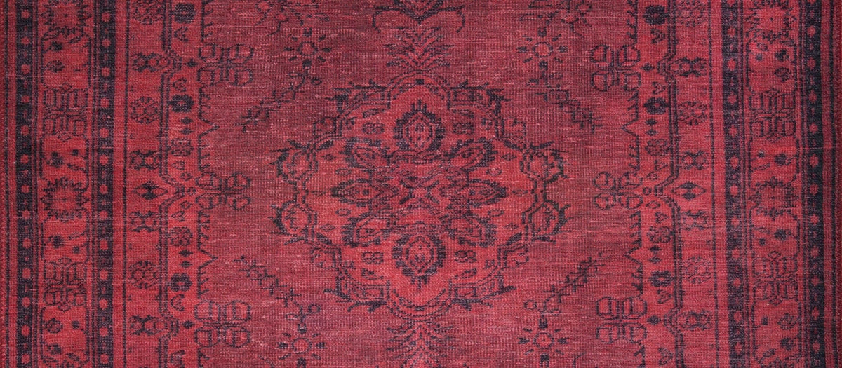 Covor DORIAN CHENILLE, 75x150 cm, forma dreptunghiulara, poliester, rosu, AL 29