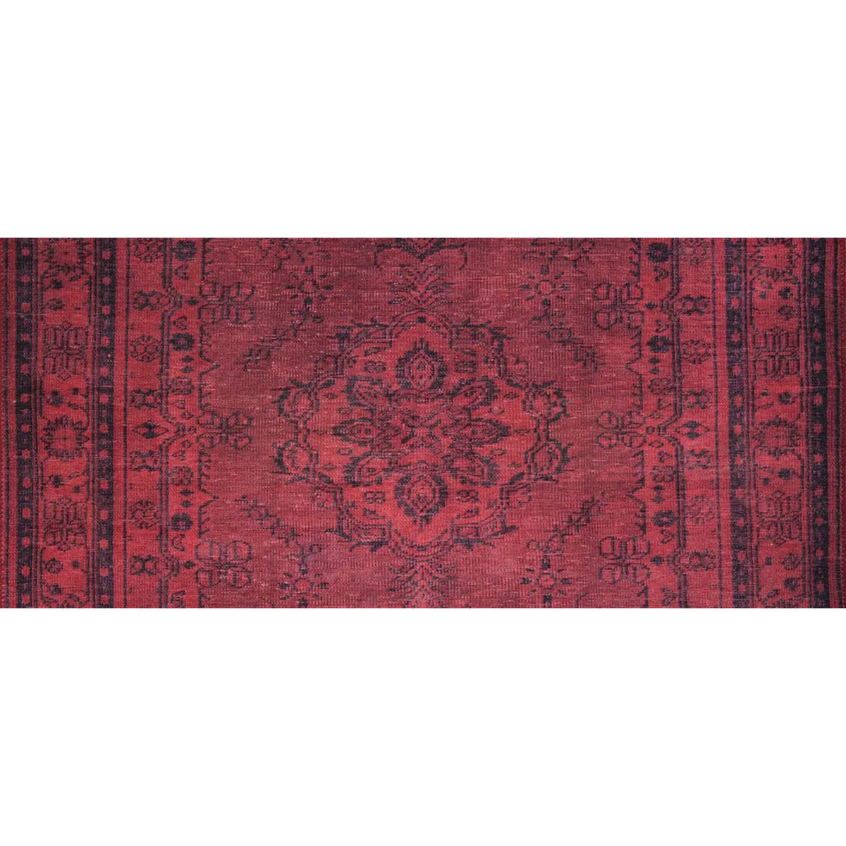 Covor DORIAN CHENILLE, 75x150 cm, forma dreptunghiulara, poliester, rosu, AL 29
