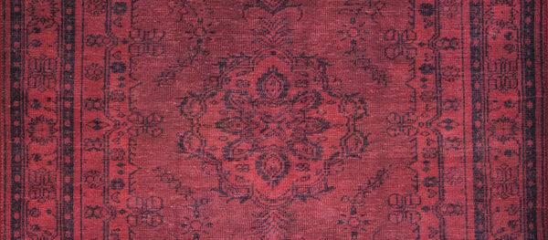 Covor DORIAN CHENILLE, 75x150 cm, forma dreptunghiulara, poliester, rosu, AL 29