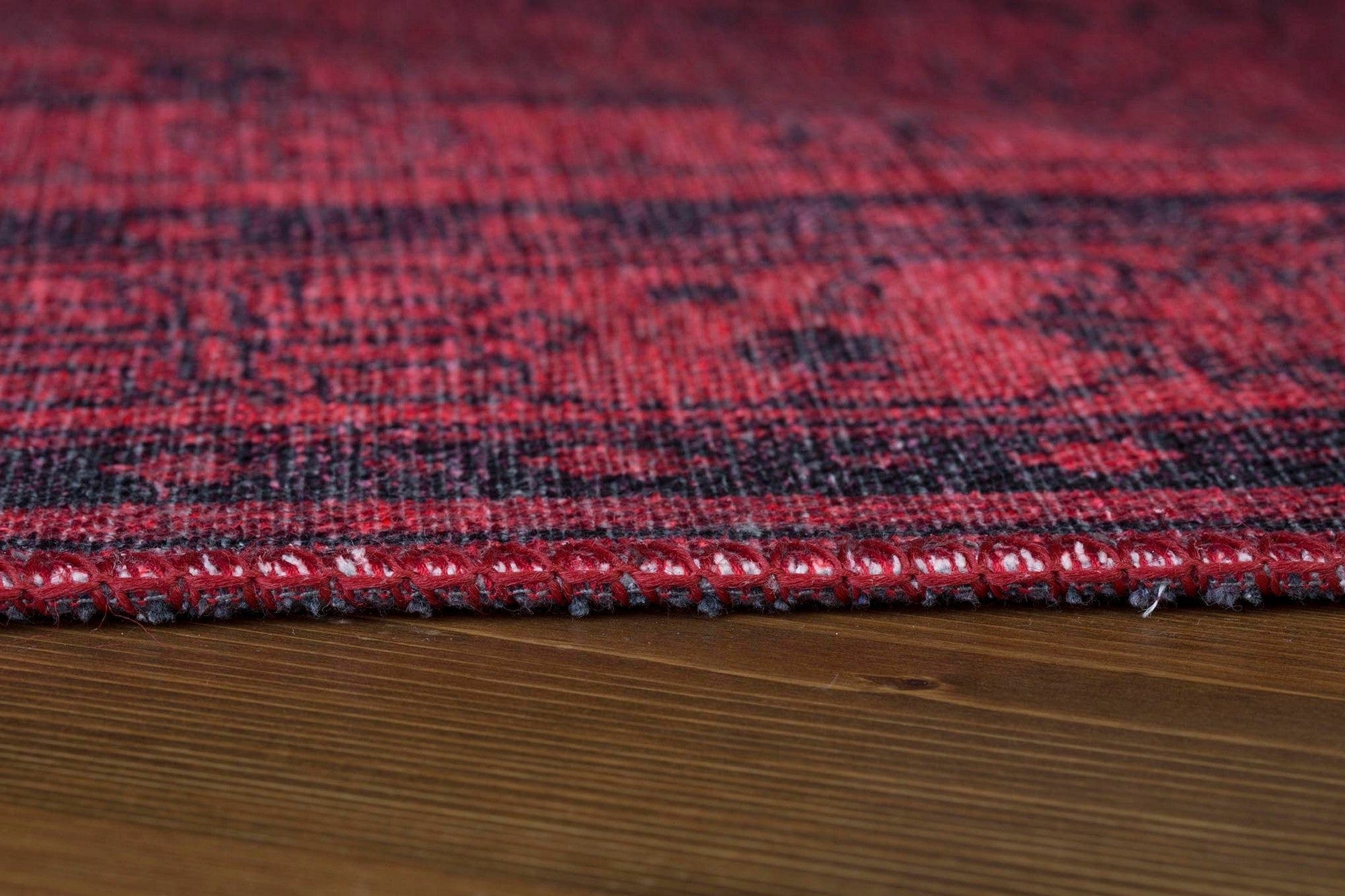 Covor DORIAN CHENILLE, 75x150 cm, forma dreptunghiulara, poliester, rosu, AL 29