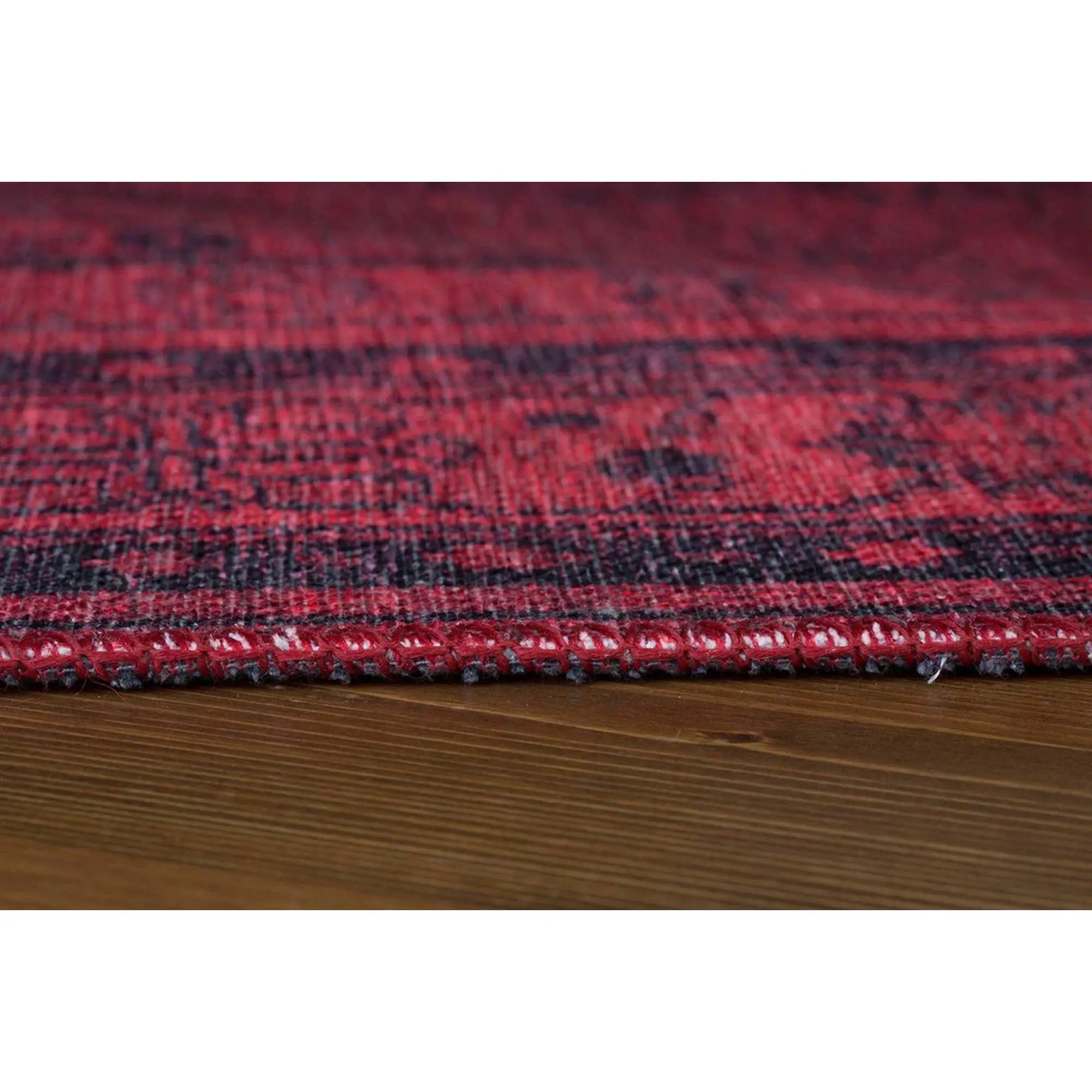 Covor DORIAN CHENILLE, 75x150 cm, forma dreptunghiulara, poliester, rosu, AL 29