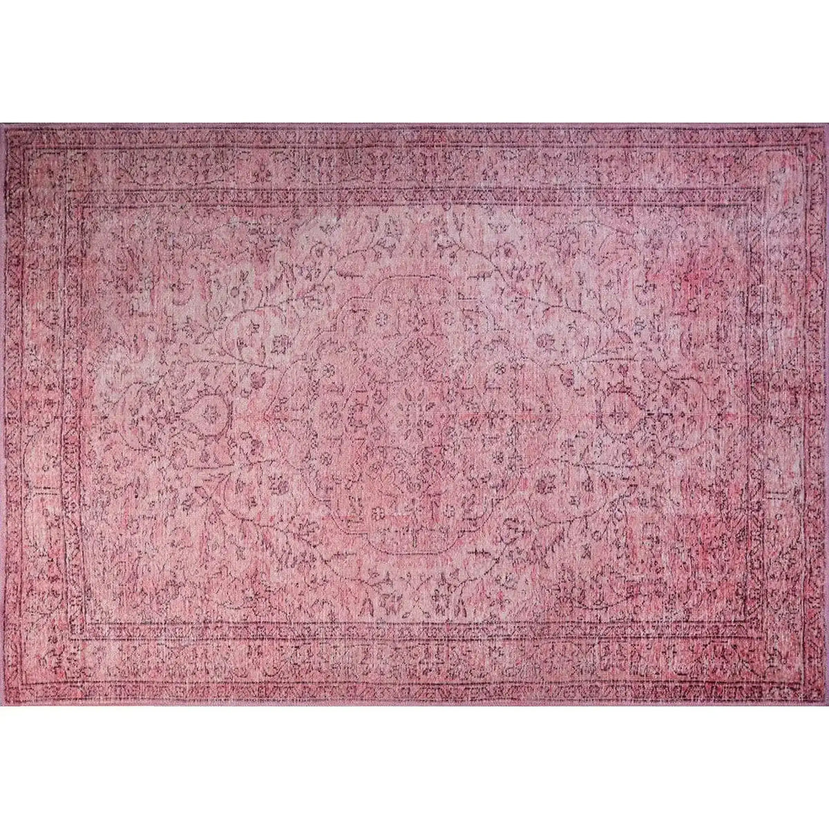 Covor DORIAN CHENILLE, 75x150 cm, forma dreptunghiulara, poliester, roz, AL 137