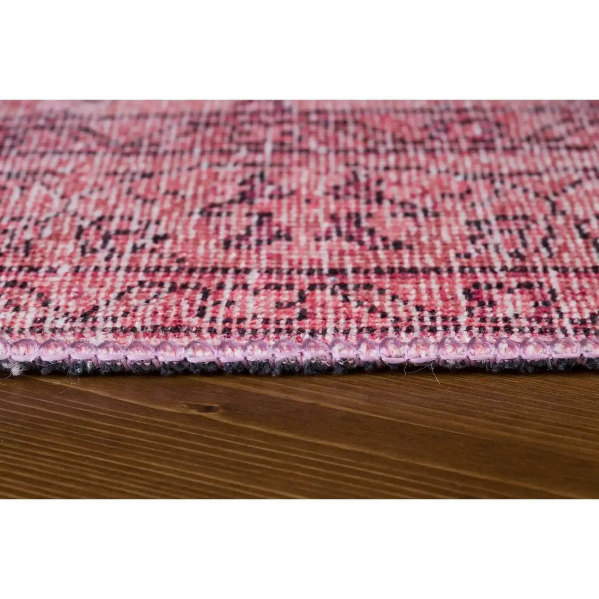 Covor DORIAN CHENILLE, 75x150 cm, forma dreptunghiulara, poliester, roz, AL 137