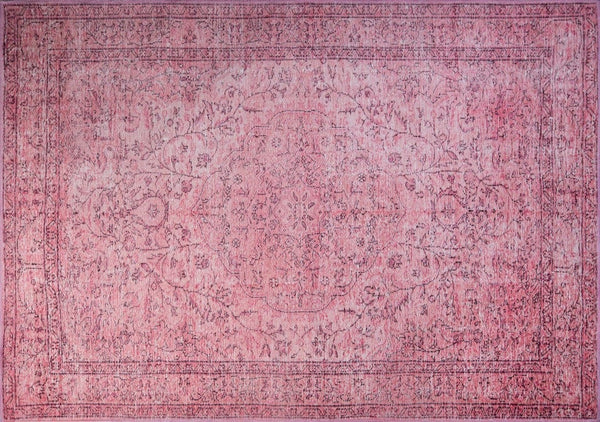 Covor DORIAN CHENILLE, 75x150 cm, forma dreptunghiulara, poliester, roz, AL 137