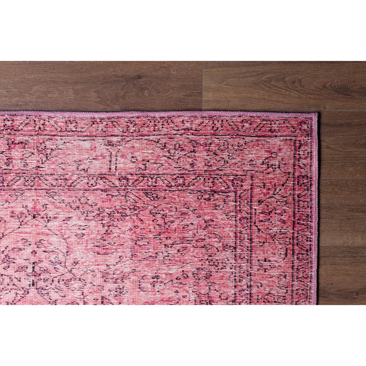 Covor DORIAN CHENILLE, 75x150 cm, forma dreptunghiulara, poliester, roz, AL 137