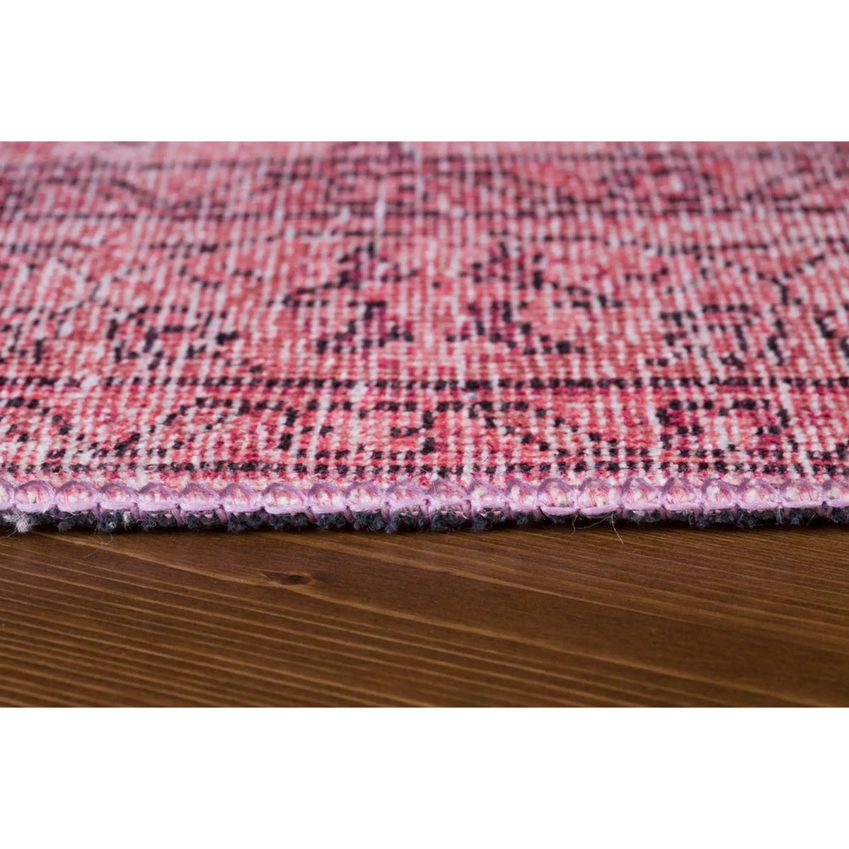 Covor DORIAN CHENILLE, 75x150 cm, forma dreptunghiulara, poliester, roz, AL 137