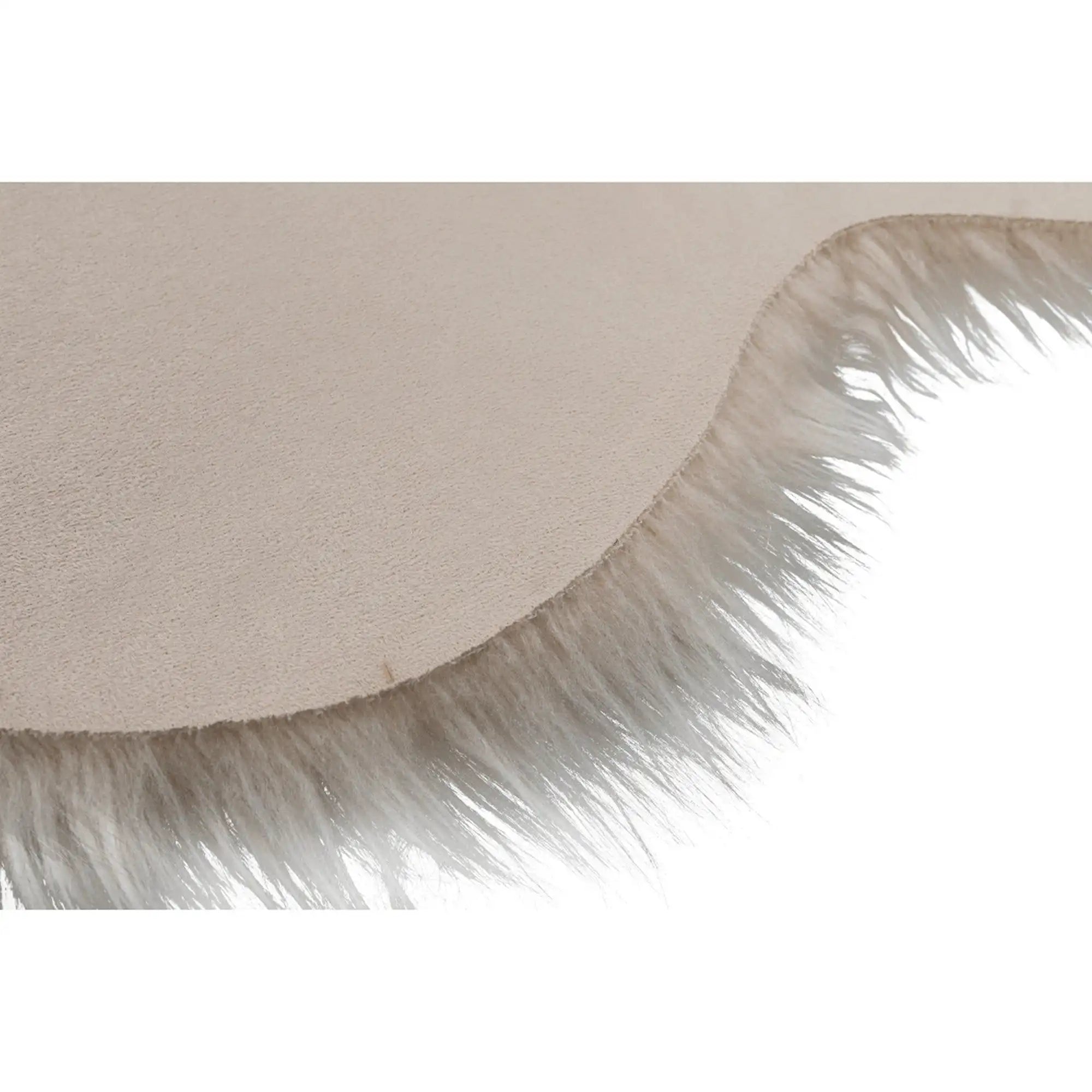 Covor EBONY TYP 2, 60x90 cm, forma atipica, bej, blana artificiala