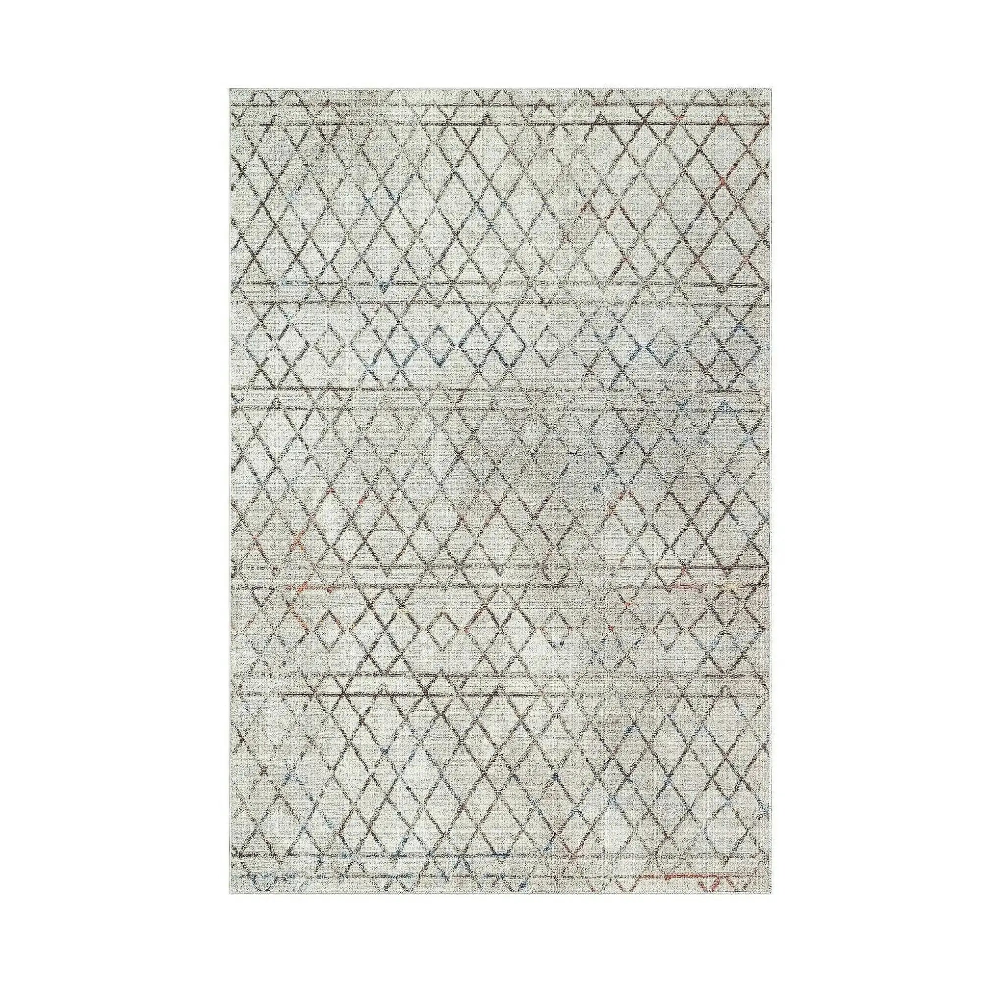 Covor F5079 - V2, 80x120 cm, forma dreptunghiulara, poliester, bej