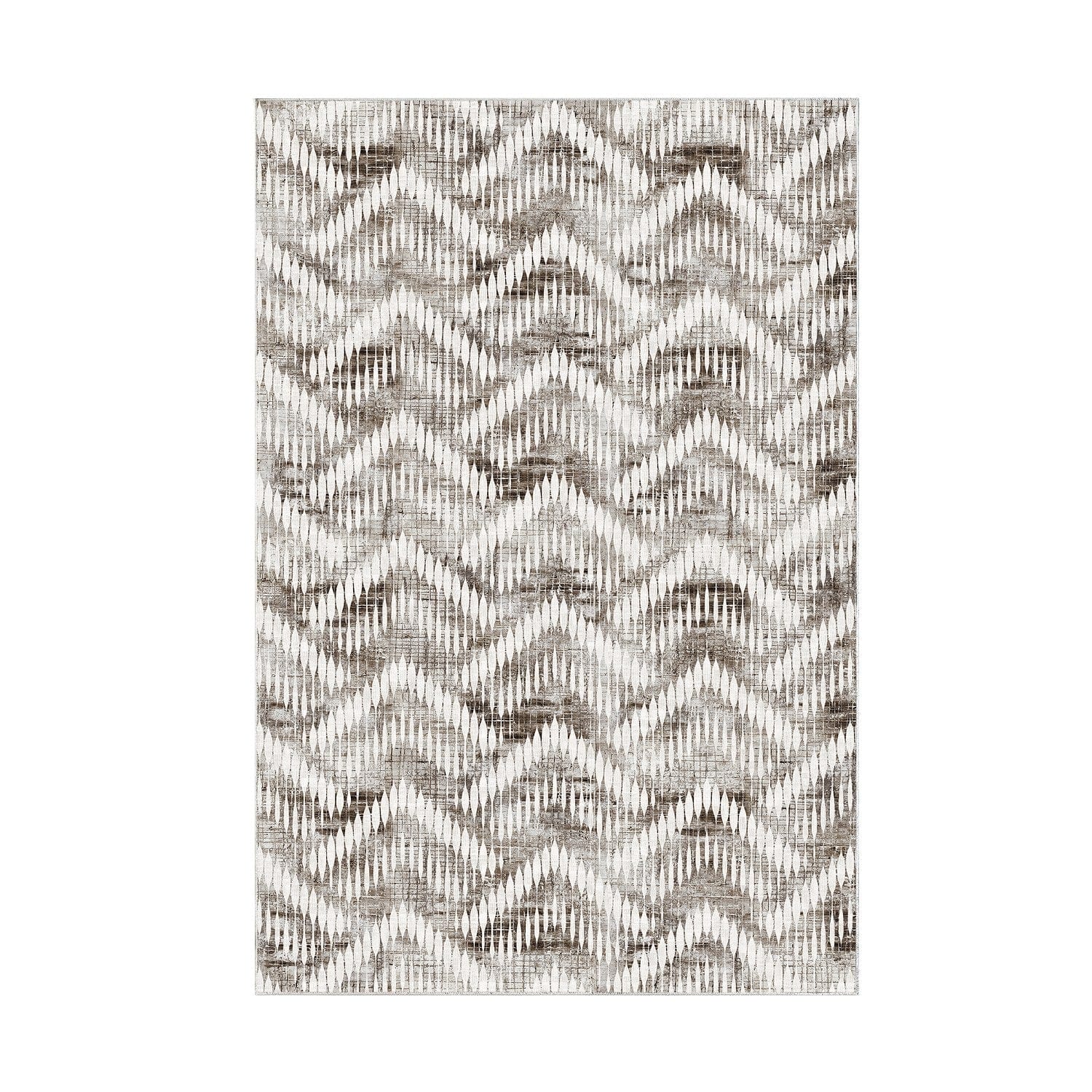 Covor F5124 - V2, 80x120 cm, forma dreptunghiulara, poliester, maro