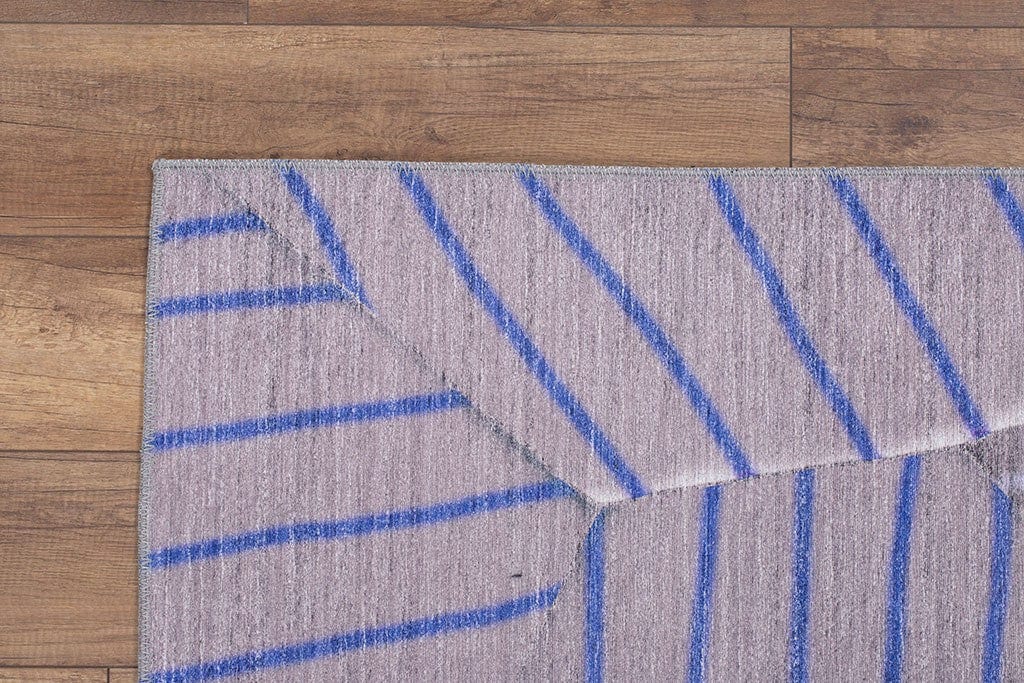 Covor FUNK CHENILLE, 75x150 cm, forma dreptunghiulara, poliester, bej/albastru, AL 179 MR