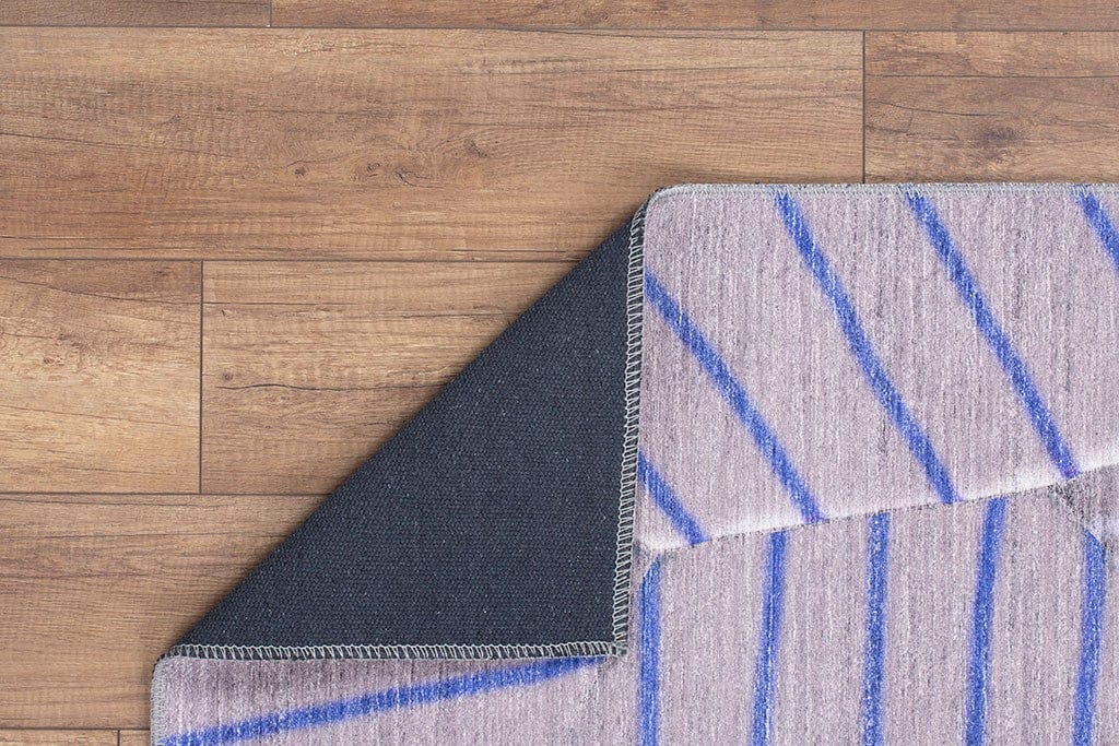 Covor FUNK CHENILLE, 75x150 cm, forma dreptunghiulara, poliester, bej/albastru, AL 179 MR