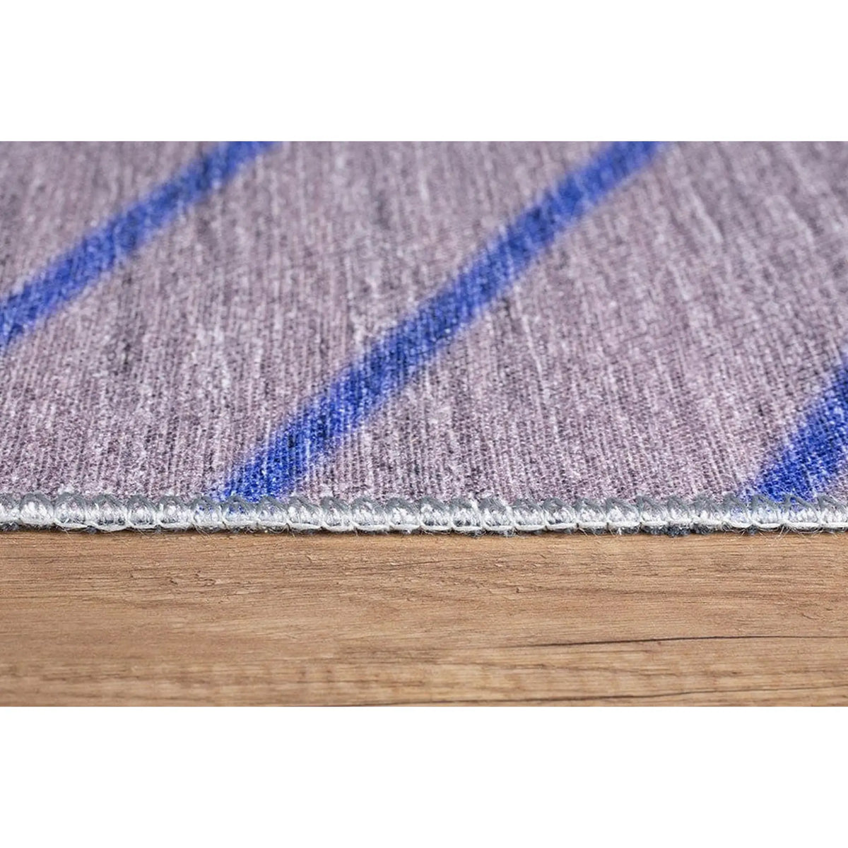 Covor FUNK CHENILLE, 75x150 cm, forma dreptunghiulara, poliester, bej/albastru, AL 179 MR