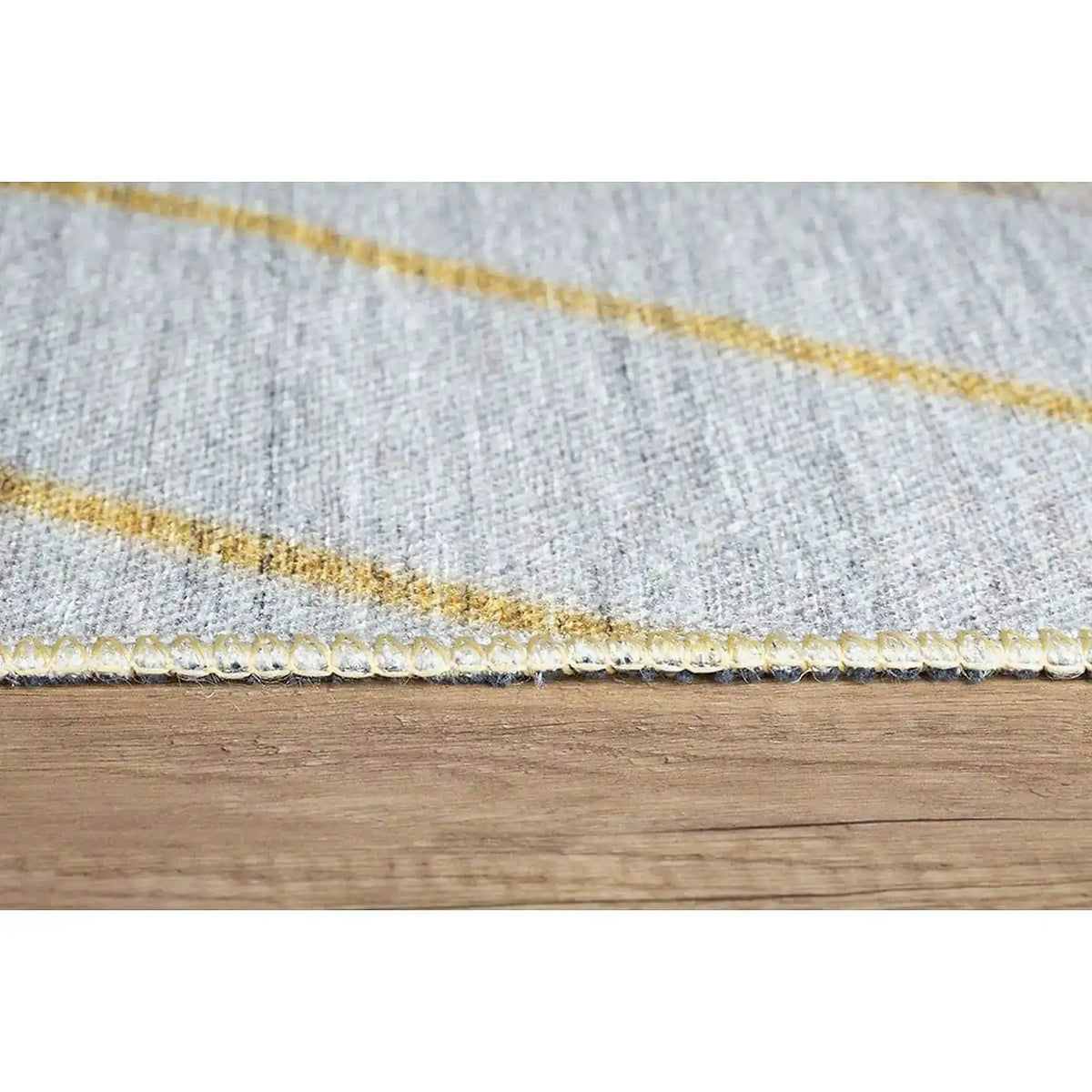 Covor FUNK CHENILLE, 75x150 cm, forma dreptunghiulara, poliester, galben/bej, AL 179 SR