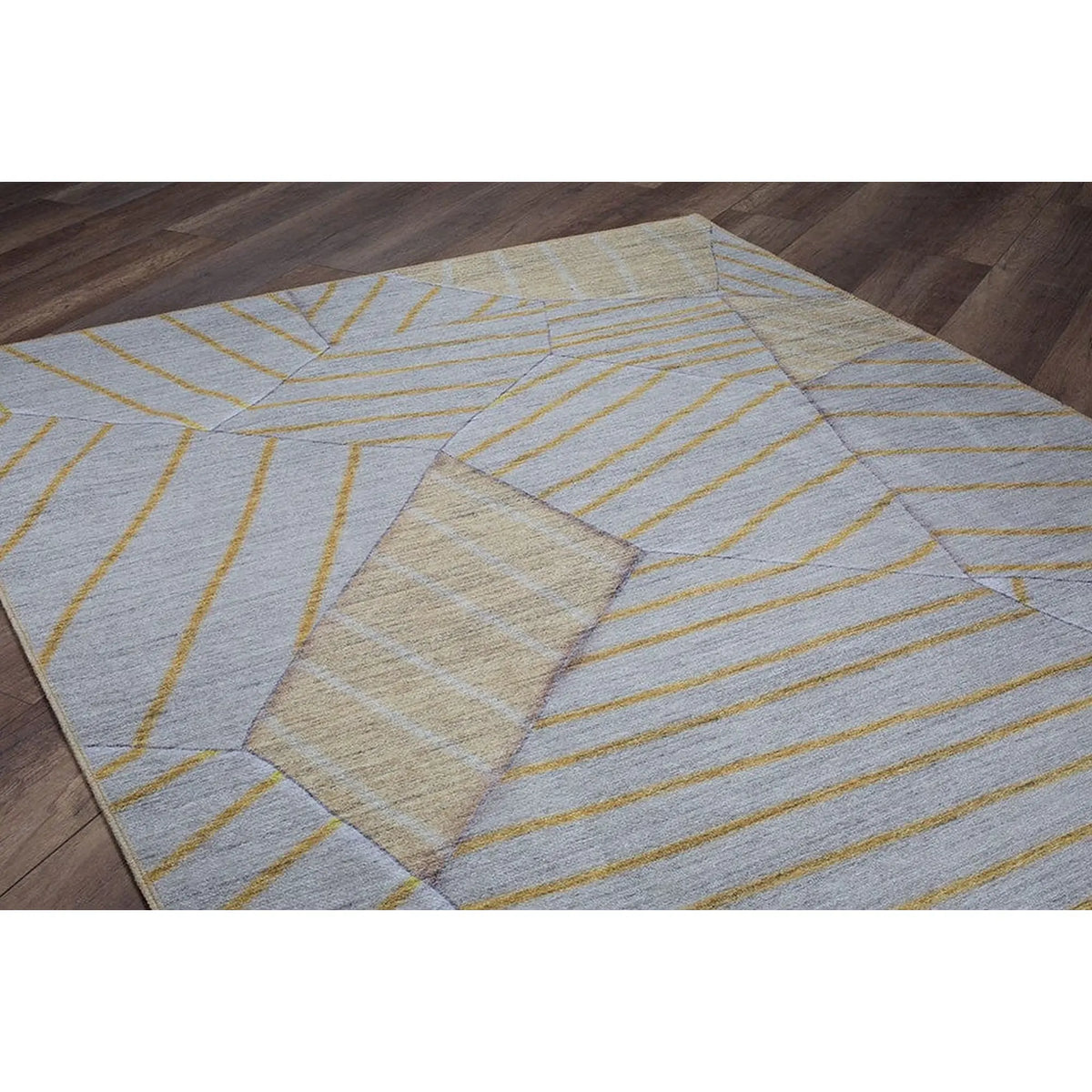 Covor FUNK CHENILLE, 75x150 cm, forma dreptunghiulara, poliester, galben/bej, AL 179 SR