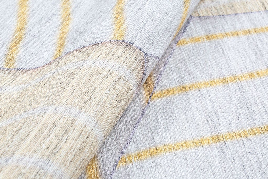 Covor FUNK CHENILLE, 75x150 cm, forma dreptunghiulara, poliester, galben/bej, AL 179 SR