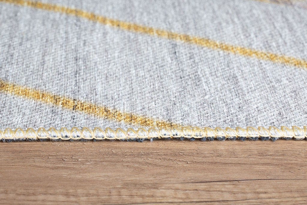 Covor FUNK CHENILLE, 75x150 cm, forma dreptunghiulara, poliester, galben/bej, AL 179 SR