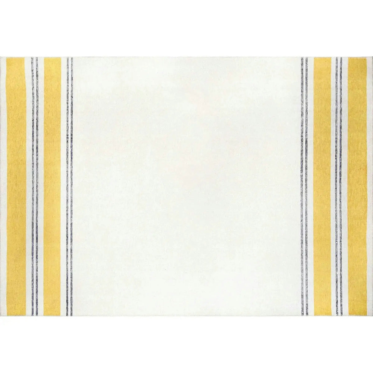 Covor FUNK CHENILLE, 75x150 cm, forma dreptunghiulara, poliester, galben/crem/gri, AL 13