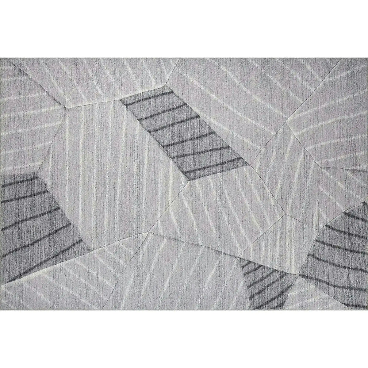 Covor FUNK CHENILLE, 75x150 cm, forma dreptunghiulara, poliester, gri, AL 179