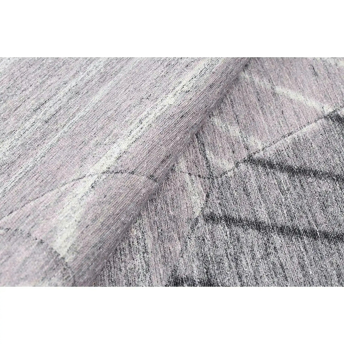 Covor FUNK CHENILLE, 75x150 cm, forma dreptunghiulara, poliester, gri, AL 179