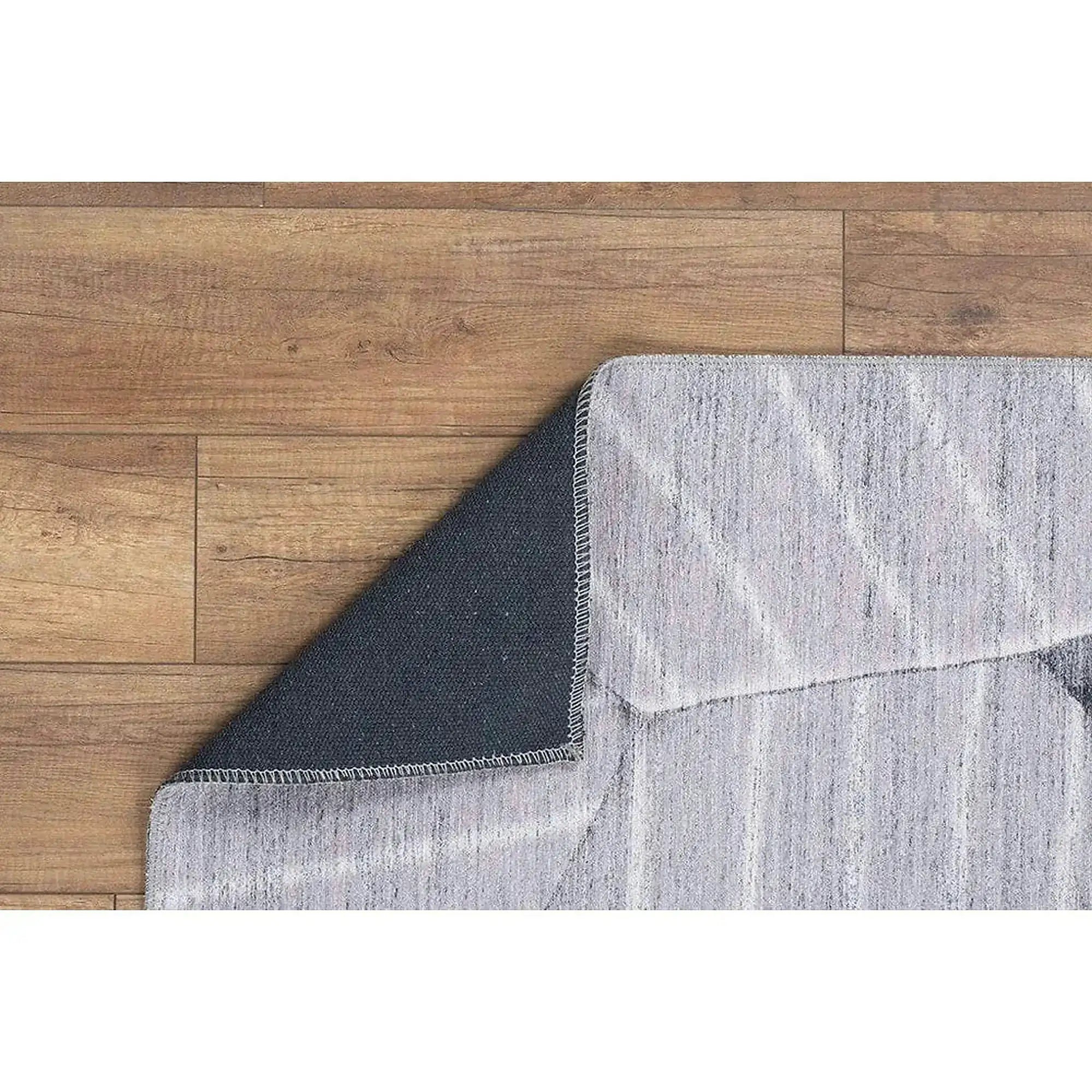 Covor FUNK CHENILLE, 75x150 cm, forma dreptunghiulara, poliester, gri, AL 179