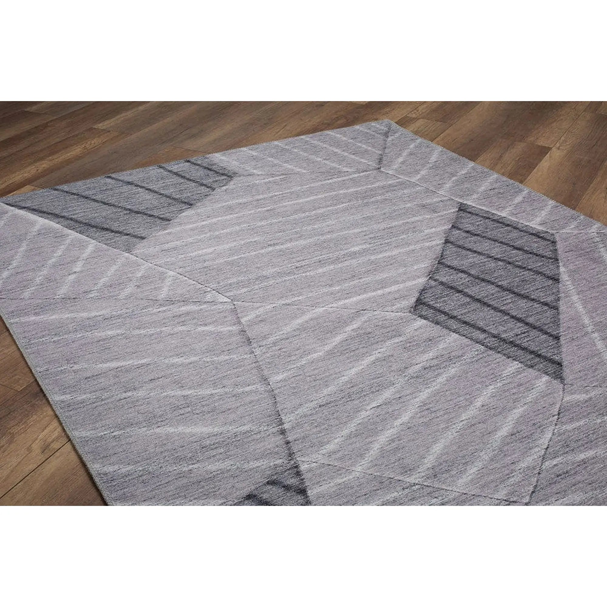 Covor FUNK CHENILLE, 75x150 cm, forma dreptunghiulara, poliester, gri, AL 179