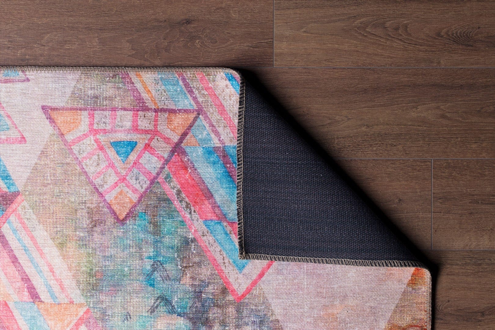 Covor FUNK CHENILLE, 75x150 cm, forma dreptunghiulara, poliester, multicolor, AL 129