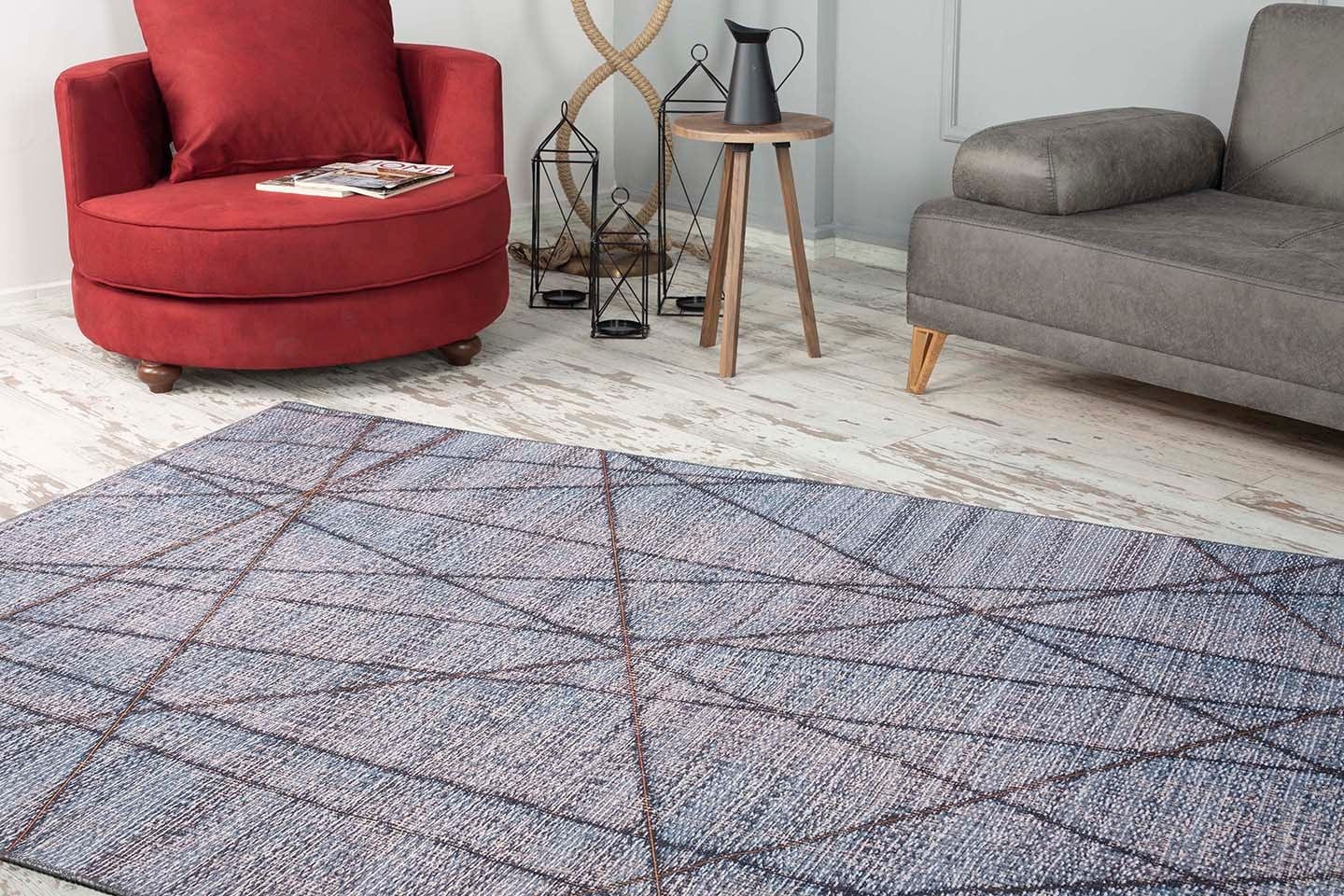 Covor FUNK CHENILLE, 75x150 cm, forma dreptunghiulara, poliester, multicolor, AL 163