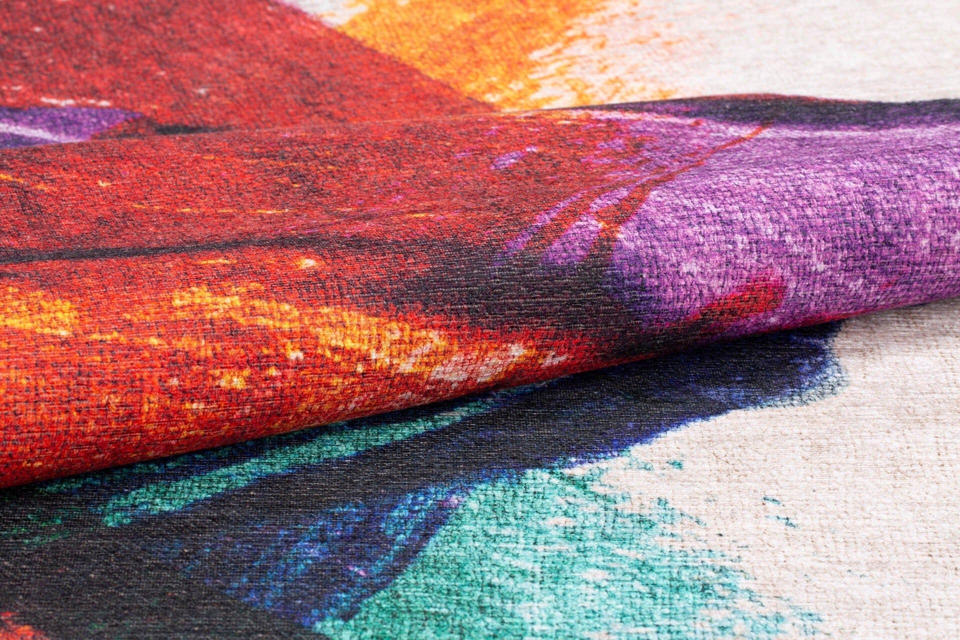 Covor FUNK CHENILLE, 75x150 cm, forma dreptunghiulara, poliester, multicolor, AL 285
