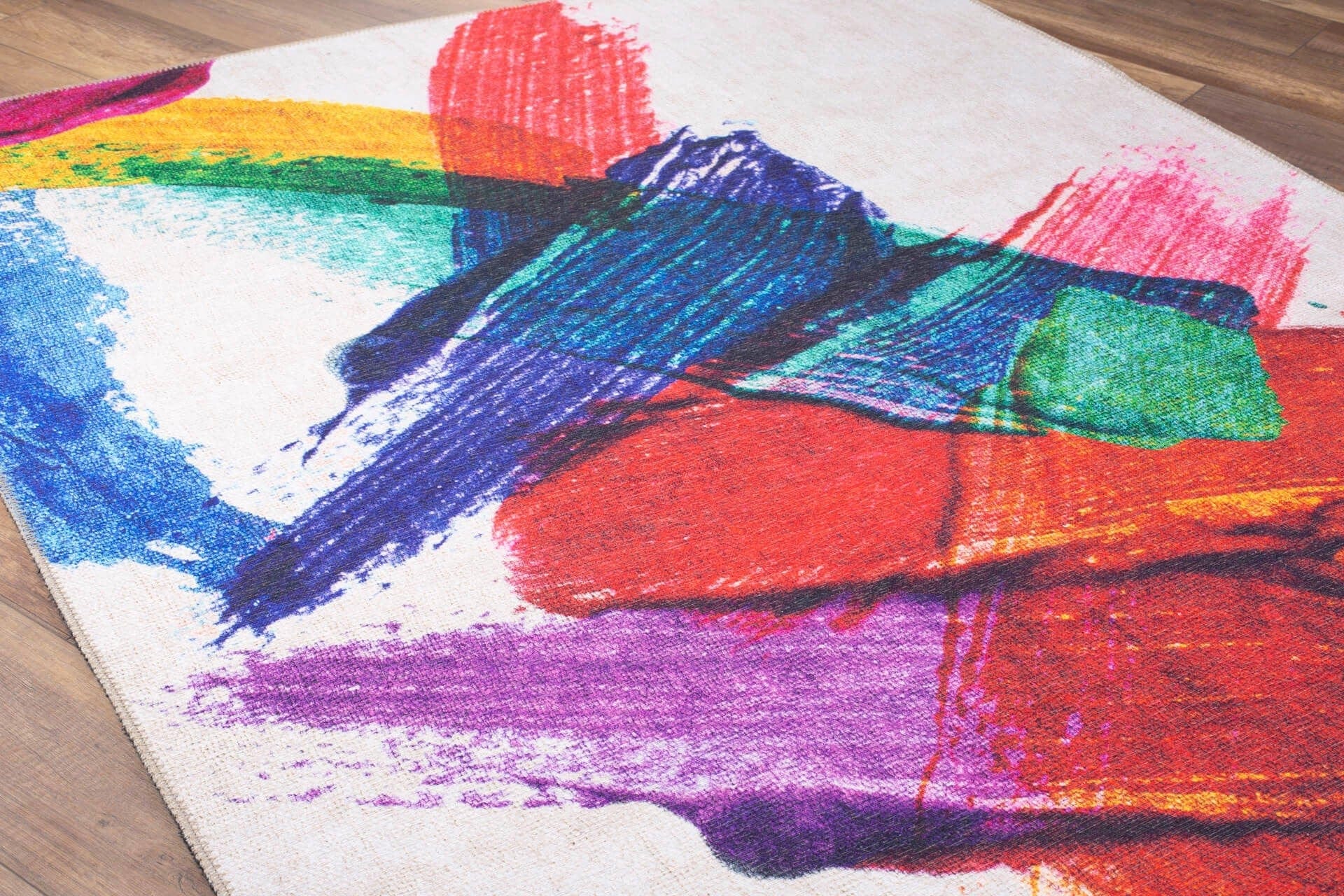 Covor FUNK CHENILLE, 75x150 cm, forma dreptunghiulara, poliester, multicolor, AL 285
