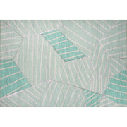 Covor FUNK CHENILLE, 75x150 cm, forma dreptunghiulara, poliester, turcoaz, AL 179 Y