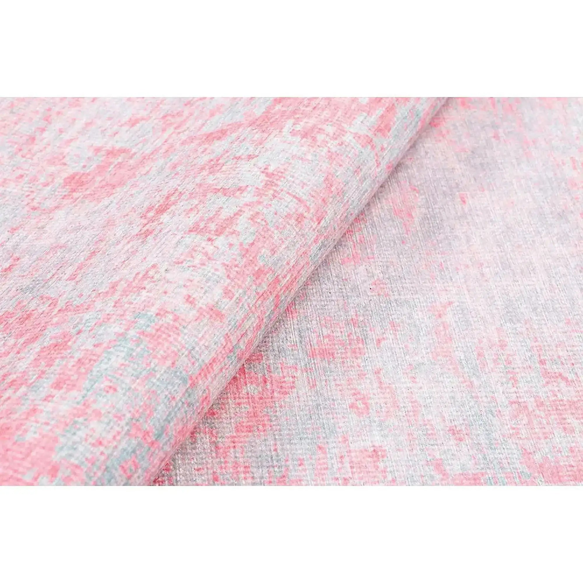 Covor FUNK CHENILLE, 75x150 cm, forma dreptunghiulara, roz, AL 99