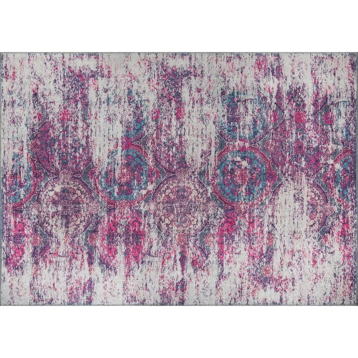 Covor FUSION CHENILLE, 75x150 cm, forma dreptunghiulara, poliester, multicolor, AL 104