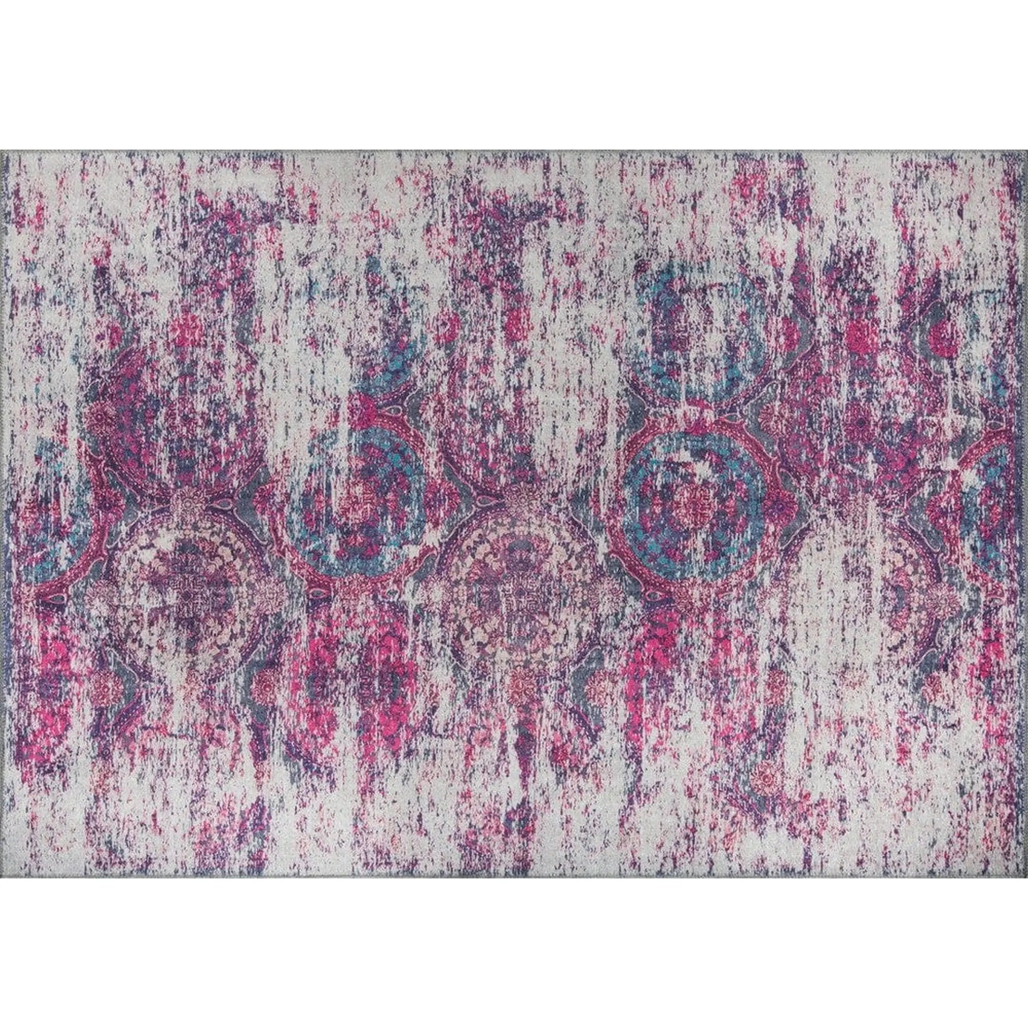 Covor FUSION CHENILLE, 75x150 cm, forma dreptunghiulara, poliester, multicolor, AL 104