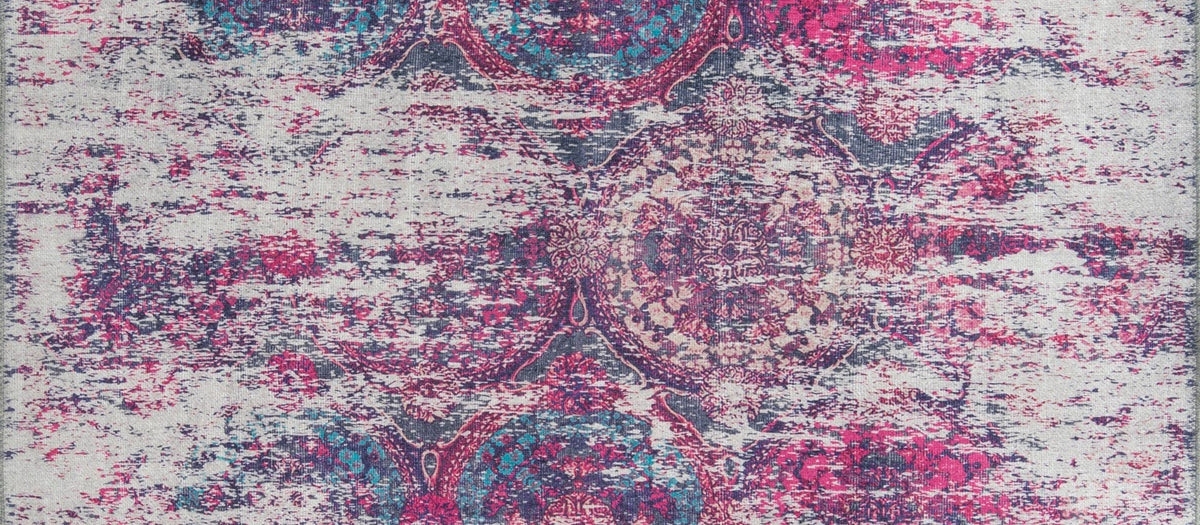 Covor FUSION CHENILLE, 75x150 cm, forma dreptunghiulara, poliester, multicolor, AL 104