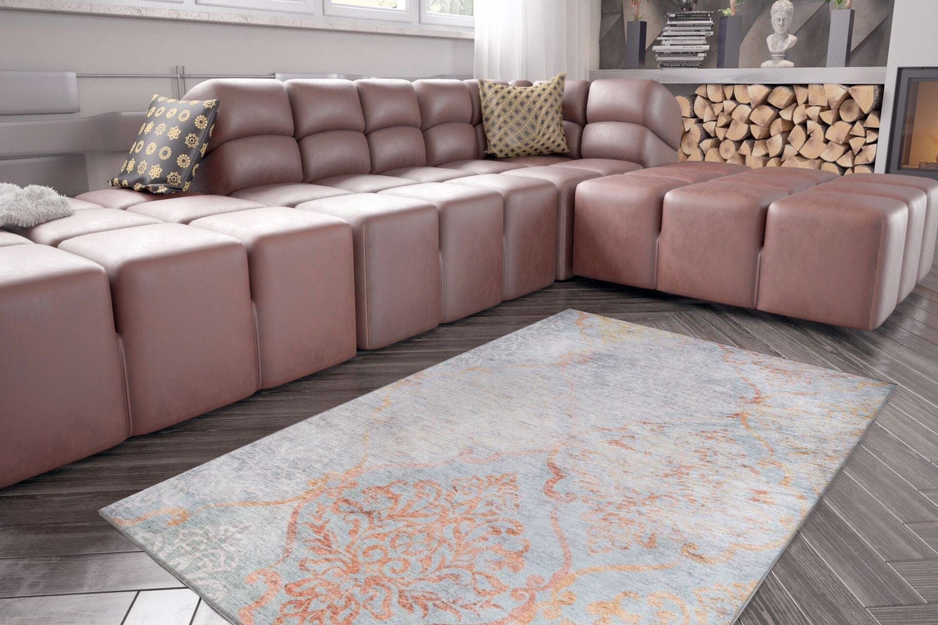 Covor FUSION CHENILLE, 75x150 cm, forma dreptunghiulara, poliester, multicolor, AL 105