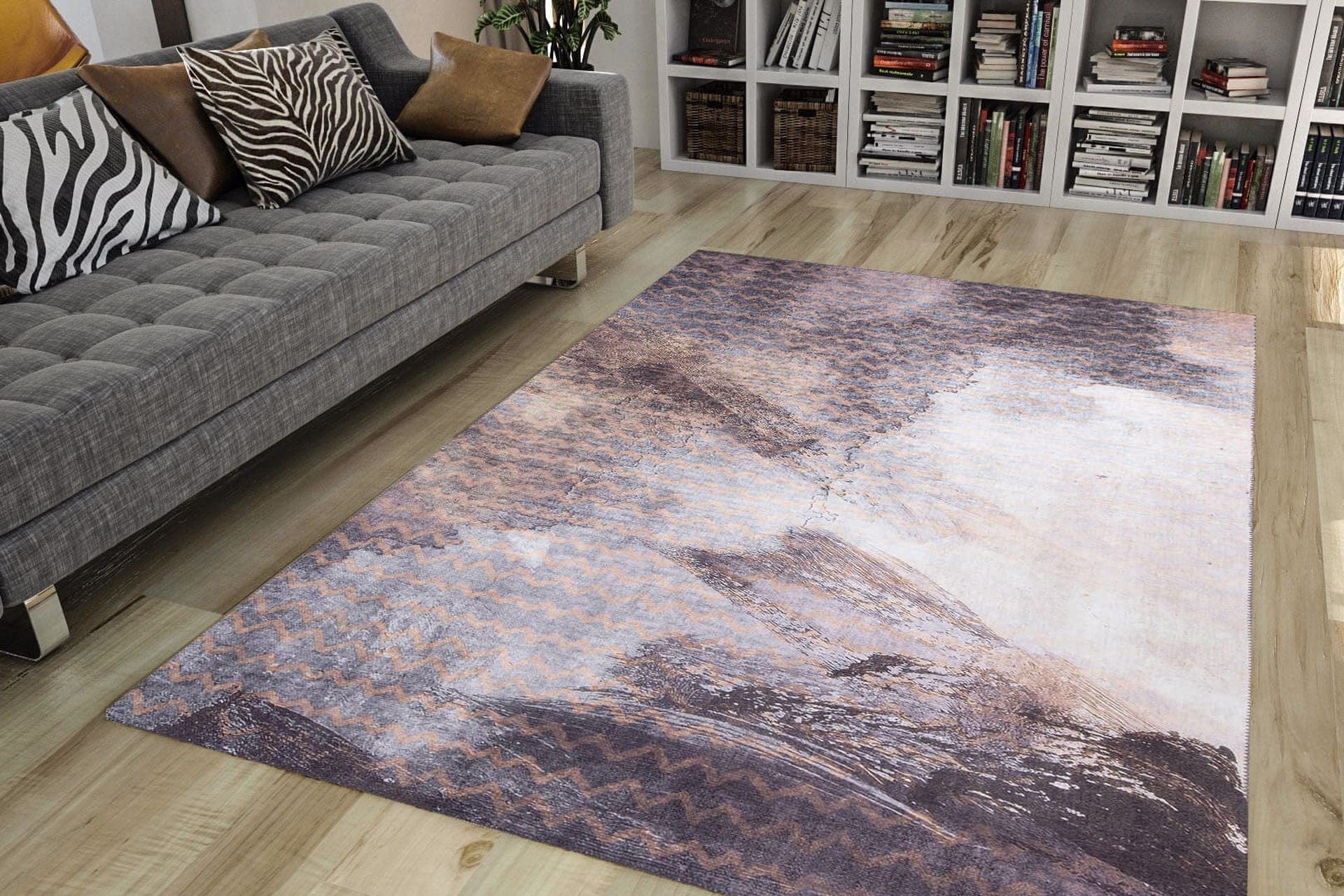 Covor FUSION CHENILLE, 75x150 cm, forma dreptunghiulara, poliester, multicolor, AL 235