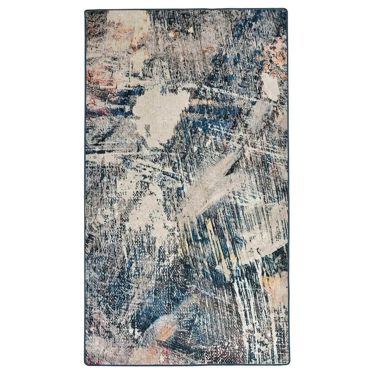 Covor hol ADEL, 80x150 cm, forma dreptunghiulara, poliester/stofa catifelata, multicolor