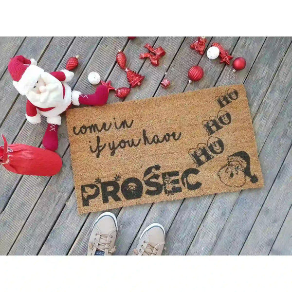 Covor intrare 796LMN9844, 40x70 cm, forma dreptunghiulara, fibre de cocos, maro/negru