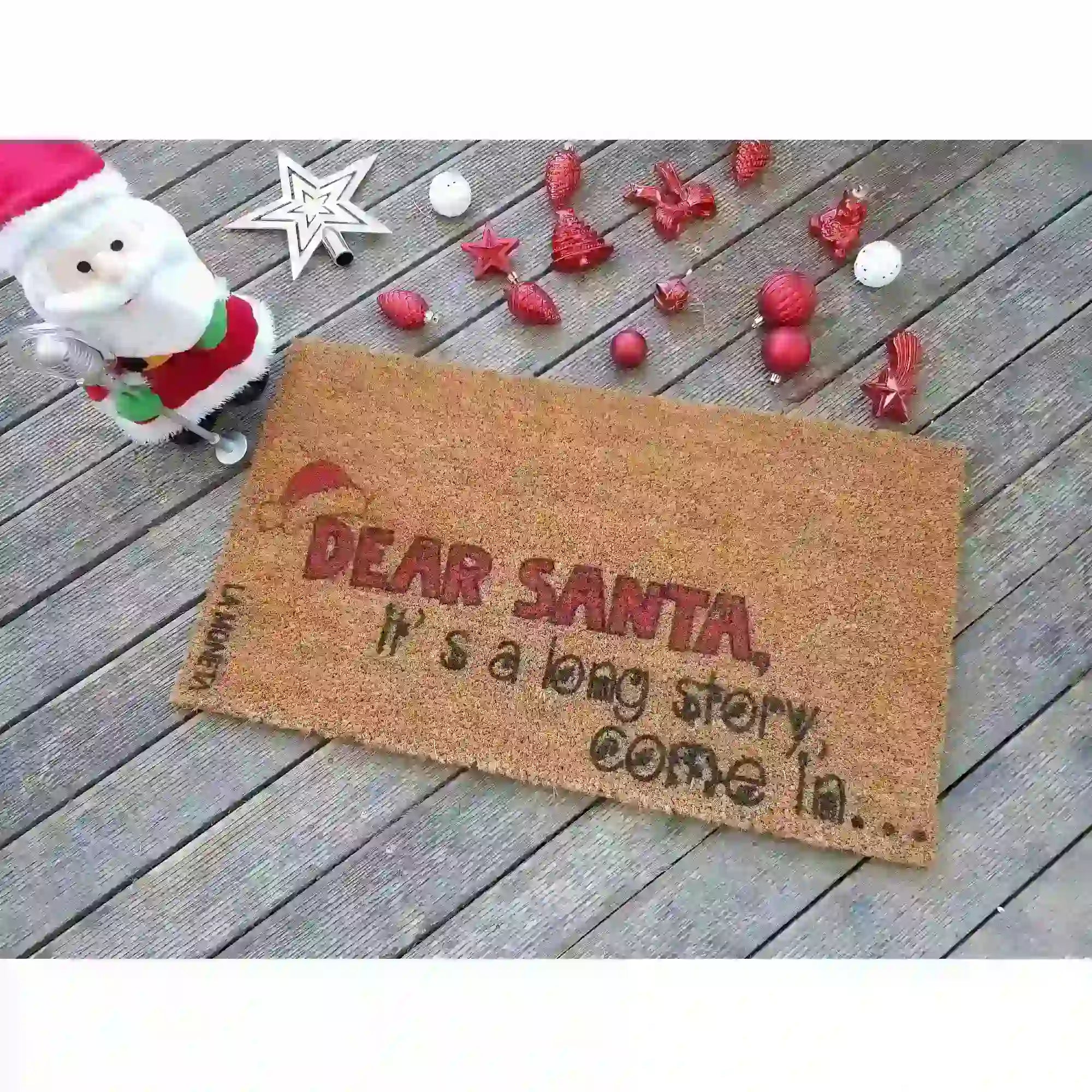 Covor intrare 796LMN9847, 40x70 cm, forma dreptunghiulara, fibra de cocos, maro