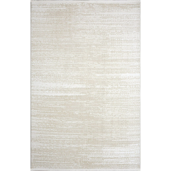 Covor JASMINE, 80x150 cm, forma dreptunghiulara, poliester, crem, 1452